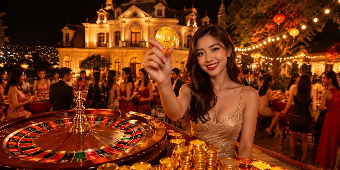 Không khí chợ đêm Đà Lạt với người chơi roulette trực tuyến trên điện thoại di động