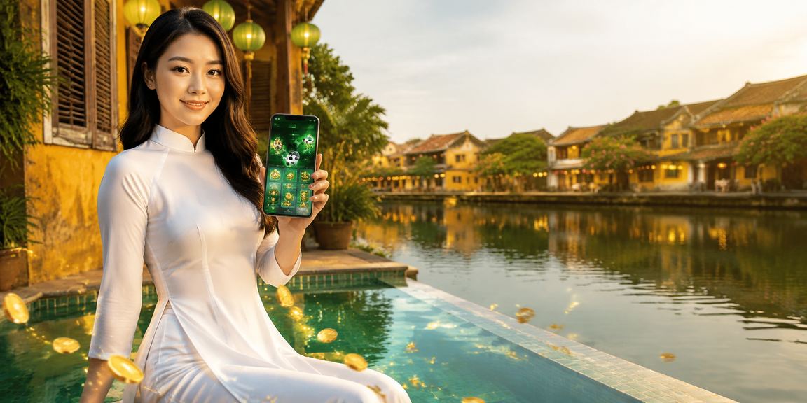 Người dùng tại Hội An trải nghiệm ứng dụng casino và thanh toán qua điện thoại